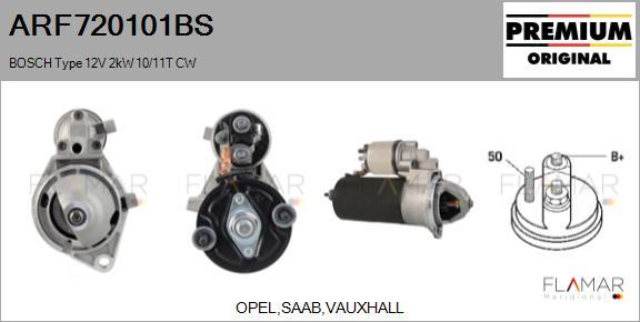 FLAMAR ARF720101BS - Démarreur droxauto.com