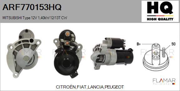 FLAMAR ARF770153HQ - Démarreur droxauto.com