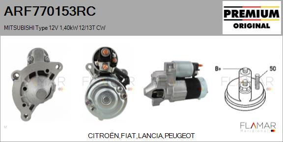 FLAMAR ARF770153RC - Démarreur droxauto.com