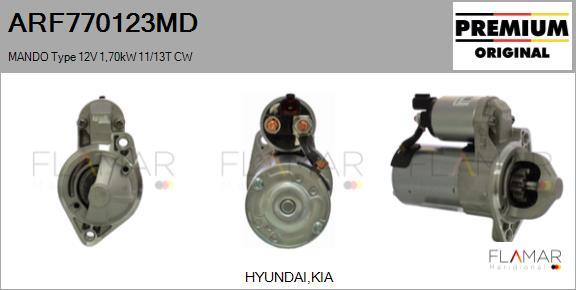 FLAMAR ARF770123MD - Démarreur droxauto.com