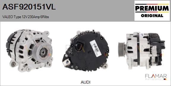 FLAMAR ASF920151VL - Générateur démarreur droxauto.com