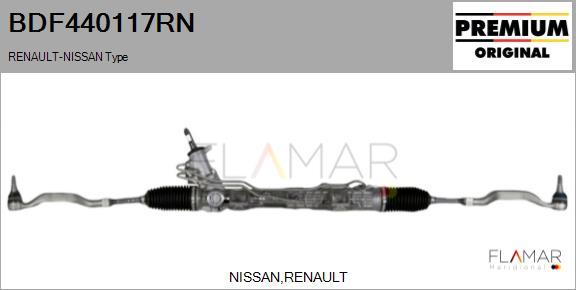 FLAMAR BDF440117RN - Crémaillière de direction droxauto.com
