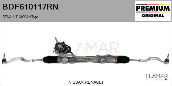 FLAMAR BDF610117RN - Crémaillière de direction droxauto.com