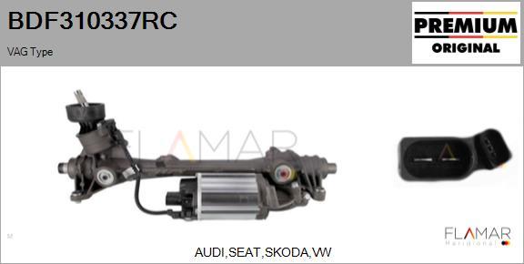 FLAMAR BDF310337RC - Crémaillière de direction droxauto.com