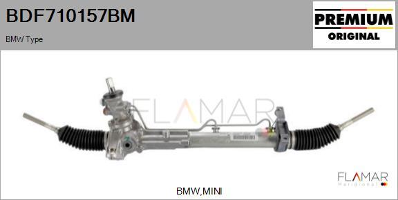 FLAMAR BDF710157BM - Crémaillière de direction droxauto.com