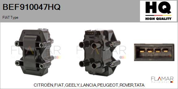 FLAMAR BEF910047HQ - Bobine d'allumage droxauto.com