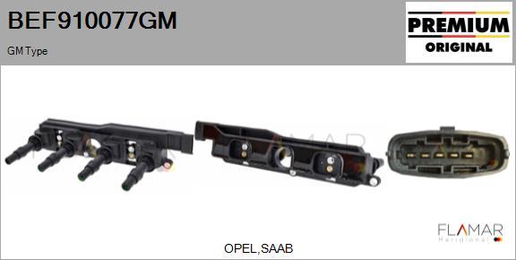 FLAMAR BEF910077GM - Bobine d'allumage droxauto.com