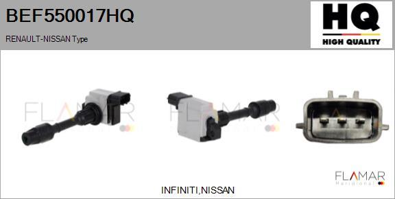 FLAMAR BEF550017HQ - Bobine d'allumage droxauto.com