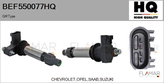 FLAMAR BEF550077HQ - Bobine d'allumage droxauto.com