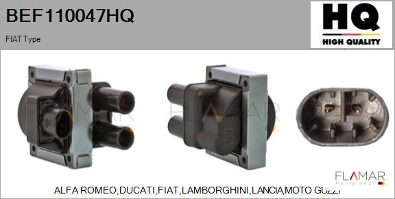 FLAMAR BEF110047HQ - Bobine d'allumage droxauto.com