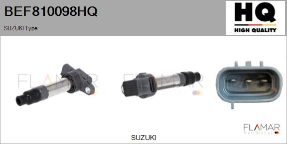 FLAMAR BEF810098HQ - Bobine d'allumage droxauto.com