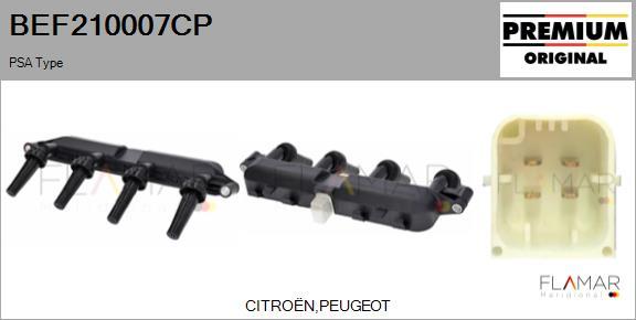 FLAMAR BEF210007CP - Bobine d'allumage droxauto.com