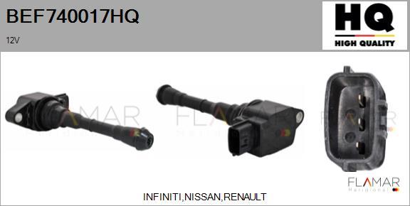 FLAMAR BEF740017HQ - Bobine d'allumage droxauto.com