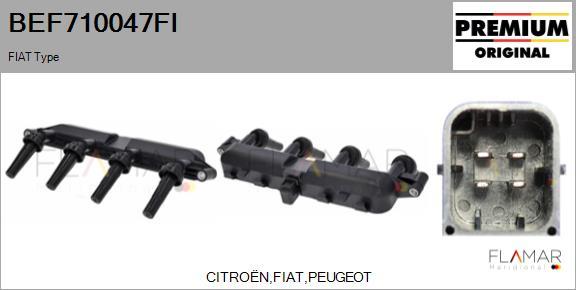 FLAMAR BEF710047FI - Bobine d'allumage droxauto.com