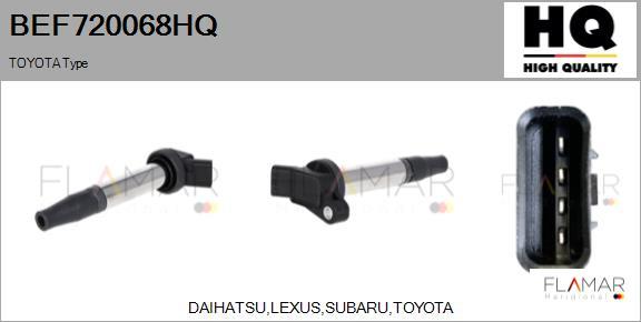 FLAMAR BEF720068HQ - Bobine d'allumage droxauto.com