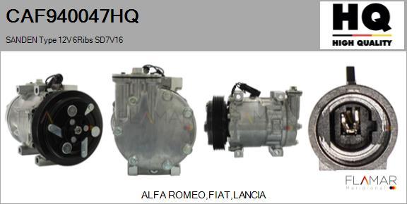 FLAMAR CAF940047HQ - Compresseur, climatisation droxauto.com