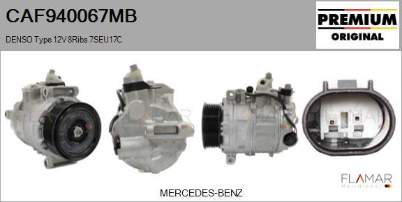 FLAMAR CAF940067MB - Compresseur, climatisation droxauto.com