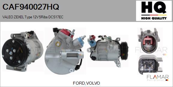 FLAMAR CAF940027HQ - Compresseur, climatisation droxauto.com