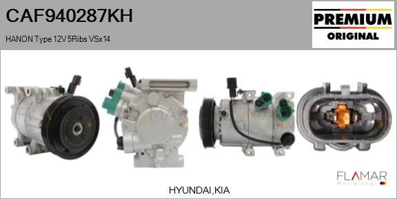 FLAMAR CAF940287KH - Compresseur, climatisation droxauto.com