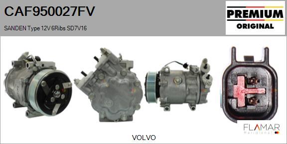 FLAMAR CAF950027FV - Compresseur, climatisation droxauto.com