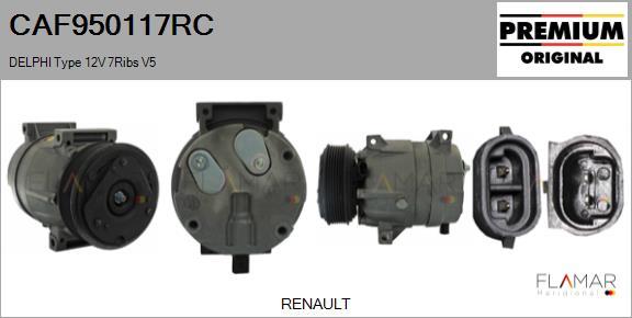 FLAMAR CAF950117RC - Compresseur, climatisation droxauto.com