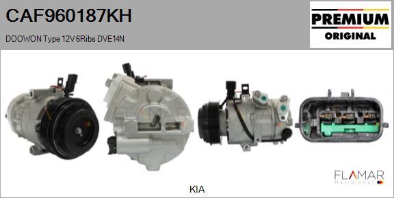 FLAMAR CAF960187KH - Compresseur, climatisation droxauto.com