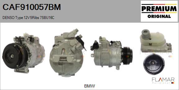 FLAMAR CAF910057BM - Compresseur, climatisation droxauto.com