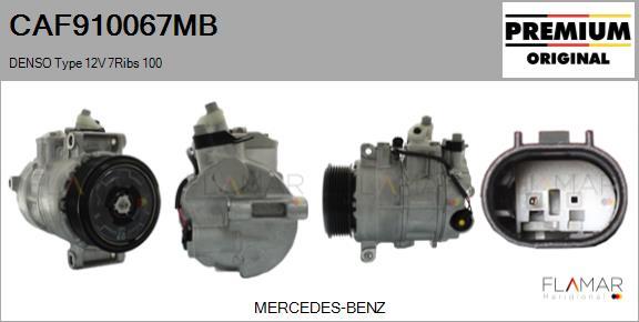 FLAMAR CAF910067MB - Compresseur, climatisation droxauto.com