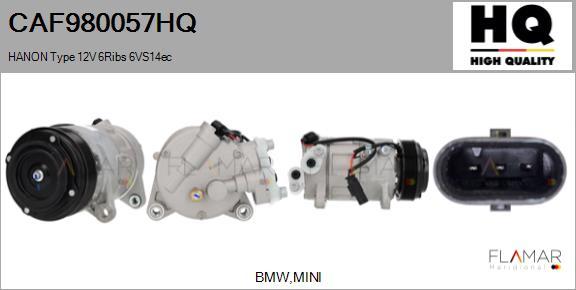 FLAMAR CAF980057HQ - Compresseur, climatisation droxauto.com