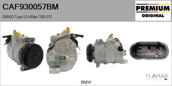 FLAMAR CAF930057BM - Compresseur, climatisation droxauto.com