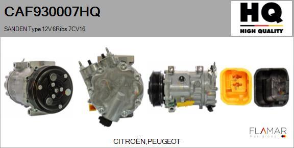 FLAMAR CAF930007HQ - Compresseur, climatisation droxauto.com