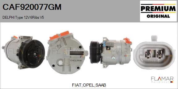FLAMAR CAF920077GM - Compresseur, climatisation droxauto.com