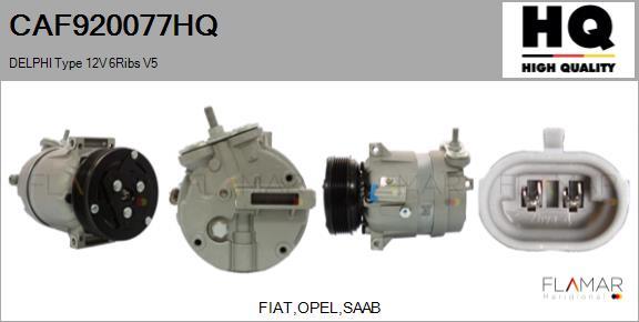 FLAMAR CAF920077HQ - Compresseur, climatisation droxauto.com