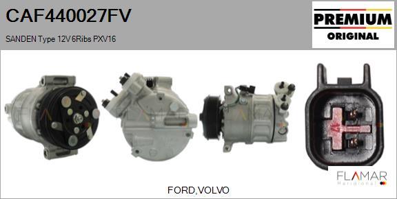 FLAMAR CAF440027FV - Compresseur, climatisation droxauto.com