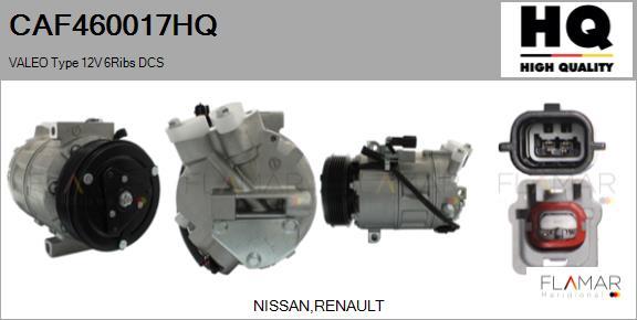 FLAMAR CAF460017HQ - Compresseur, climatisation droxauto.com