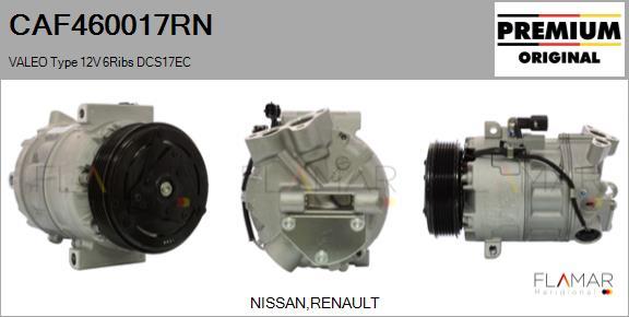 FLAMAR CAF460017RN - Compresseur, climatisation droxauto.com