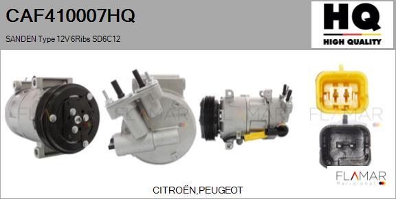 FLAMAR CAF410007HQ - Compresseur, climatisation droxauto.com