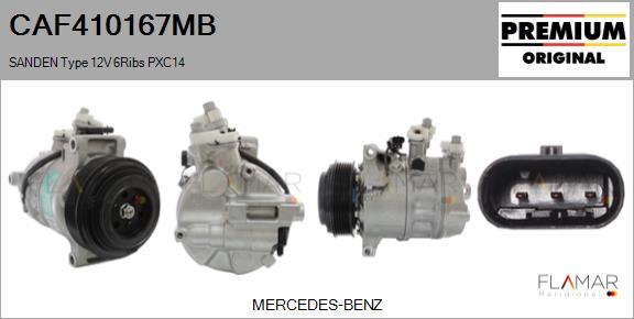 FLAMAR CAF410167MB - Compresseur, climatisation droxauto.com