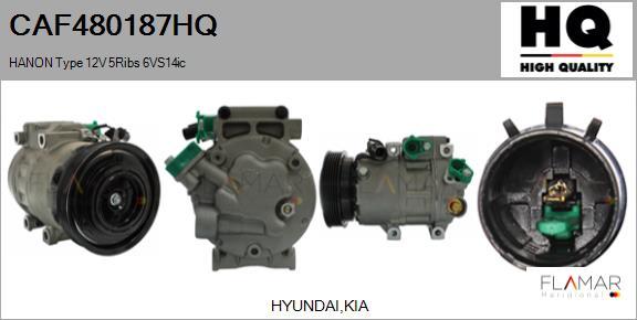 FLAMAR CAF480187HQ - Compresseur, climatisation droxauto.com