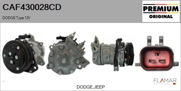 FLAMAR CAF430028CD - Compresseur, climatisation droxauto.com