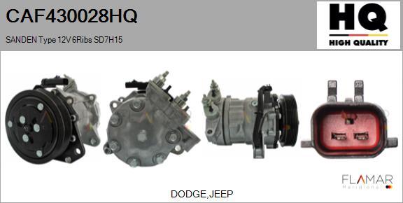 FLAMAR CAF430028HQ - Compresseur, climatisation droxauto.com