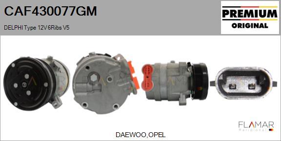 FLAMAR CAF430077GM - Compresseur, climatisation droxauto.com