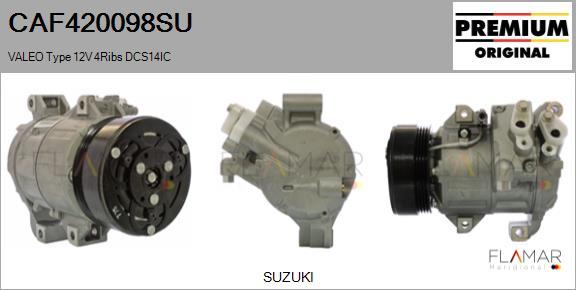 FLAMAR CAF420098SU - Compresseur, climatisation droxauto.com