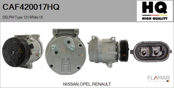 FLAMAR CAF420017HQ - Compresseur, climatisation droxauto.com
