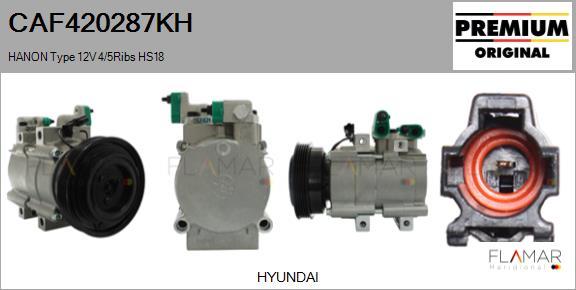 FLAMAR CAF420287KH - Compresseur, climatisation droxauto.com