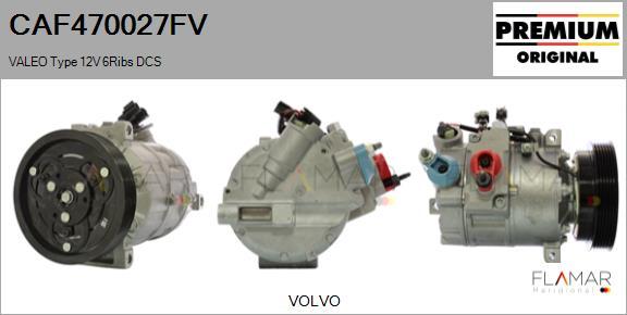 FLAMAR CAF470027FV - Compresseur, climatisation droxauto.com