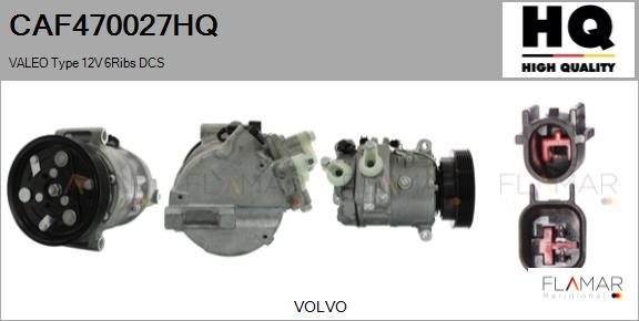 FLAMAR CAF470027HQ - Compresseur, climatisation droxauto.com