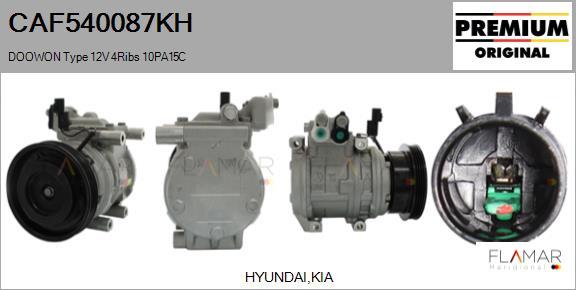 FLAMAR CAF540087KH - Compresseur, climatisation droxauto.com