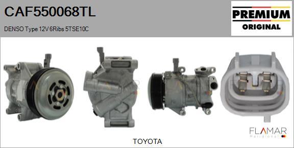 FLAMAR CAF550068TL - Compresseur, climatisation droxauto.com