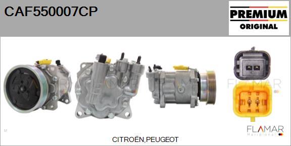 FLAMAR CAF550007CP - Compresseur, climatisation droxauto.com